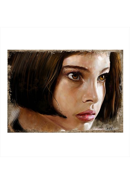 Ahşap Tablo Leon Mathilda