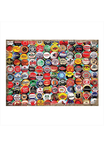 Ahşap Tablo Bira Kapakları