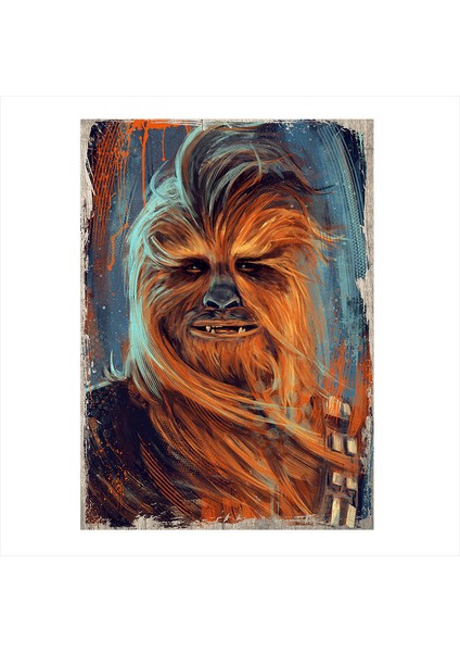 Ahşap Tablo Star Wars Chewbacca