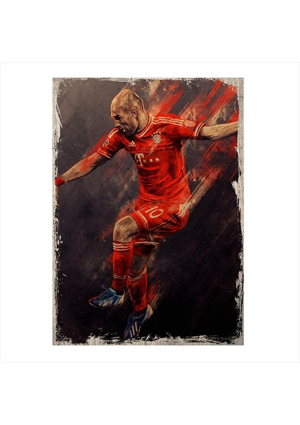Tablomega Ahşap Tablo Arjen Robben