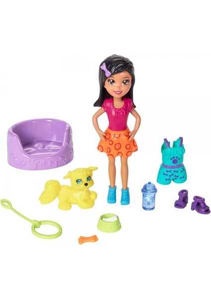 Polly Pocket Bebeği Ve Hayvan Arkadaşı FPJ04-FPJ06