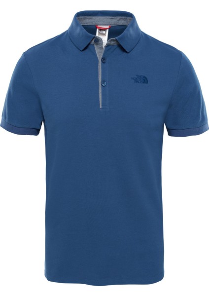 M Premıum Polo Pıquet-Eu Mavi Erkek T-Shirt NF00CEV4HDC1