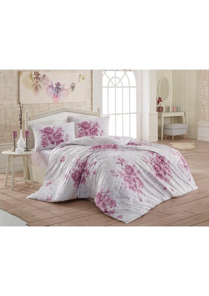 Tek Kişilik Nevresim Takımı Henna Mürdüm