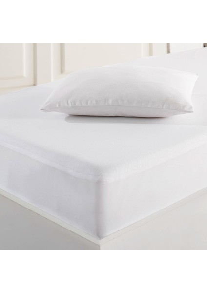 Bebek Sıvı Geçirmez Yastık Alezi 35X45 Cm Cycas Beyaz