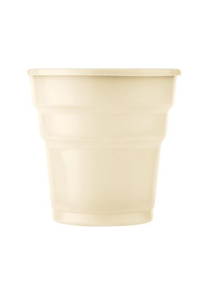 Roll Up Plastik Bardak Krem 10 Adet