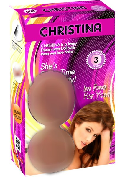 Christina Realistik Suni Vajinalı Şişme Bebek Manken Kadın
