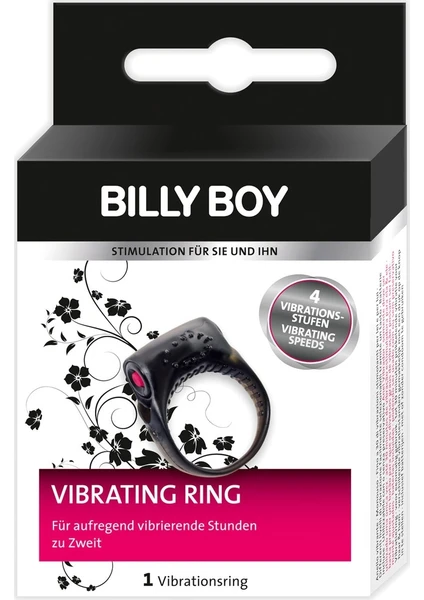 Billboy 4 Farklı Titreşimli Penis Halkası Bayan Vibratörü