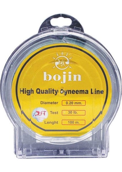 Dyneema 100 m - 0.35 mm Renk: Yesil 1/10