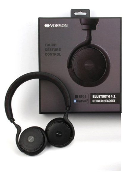 BT91 NFC Bluetooth Kafa Kulaklığı - Siyah
