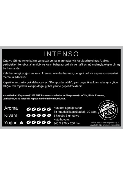 Espresso®1882 Intenso Kapsül