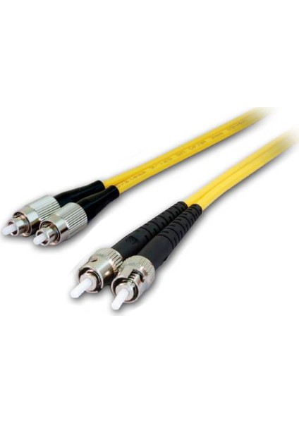 F/O Sm Fc-St Duplex Fiber Optik Patchcord Singlemode 1 Mt