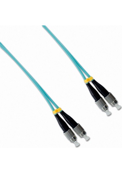 F/O Om3 Fc-Fc Duplex Fiber Optik Patchcord Multimode 1 Mt