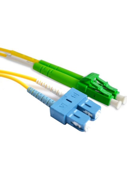 F/O Sm/Apc Lc/Apc-Sc/Upc Duplex Fiber Optik Patchcord Singlemode 2 Mt