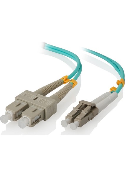 F/O Om3 Sc-Lc Duplex Fiber Optik Patchcord Multimode 2 Mt