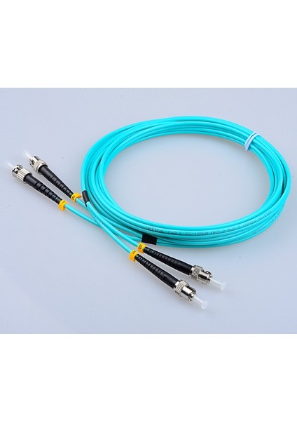 F/O Om3 St-St Duplex Fiber Optik Patchcord Multimode 2 Mt