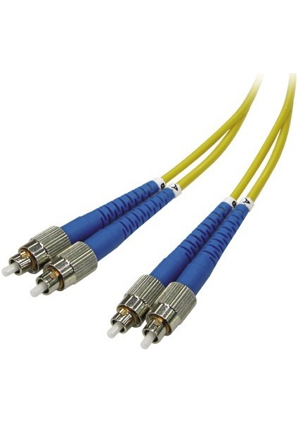 F/O Sm Fc-Fc Duplex Fiber Optik Patchcord Singlemode 3 Mt