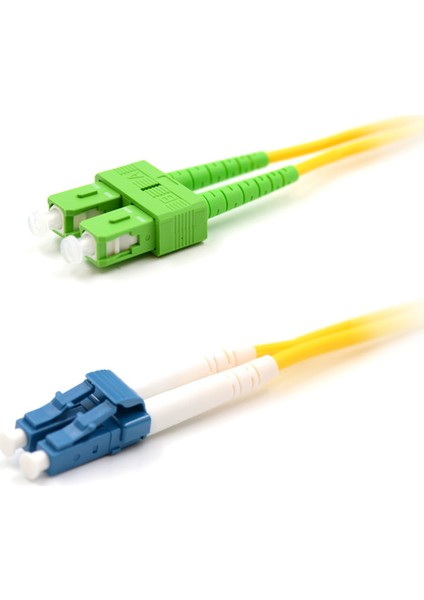 F/O Apc/Apc Sc/Apc-Lc/Apc Duplex Fiber Optik Patchcord 3 Mt