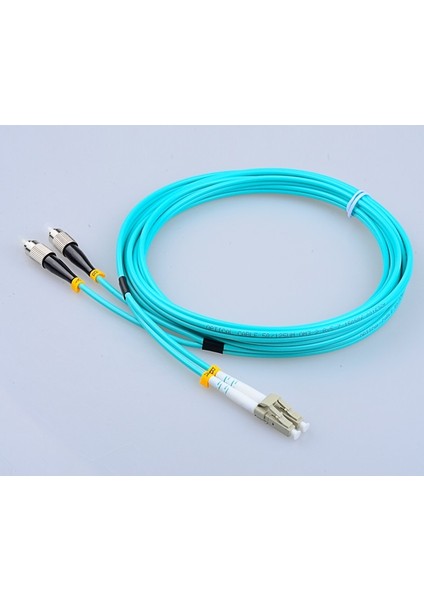 F/O Om3 Lc-Fc Duplex Fiber Optik Patchcord Multimode 3 Mt