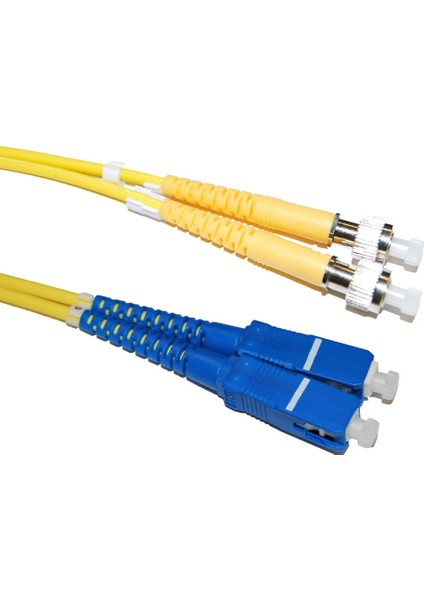 F/O Sm Sc-Fc Duplex Fiber Optik Patchcord Singlemode 5 Mt