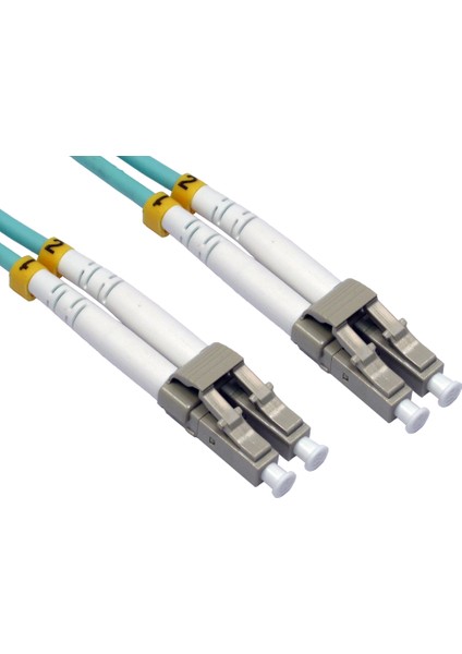 F/O Om3 Lc-Lc Duplex Fiber Optik Patchcord Multimode 5 Mt