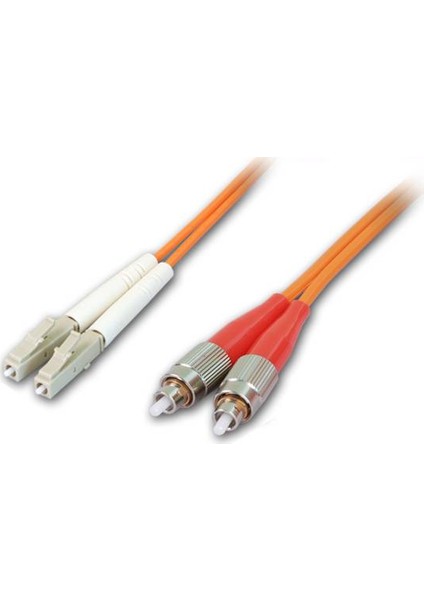 F/O Mm Lc-Fc Duplex Fiber Optik Patchcord Multimode 10 Mt