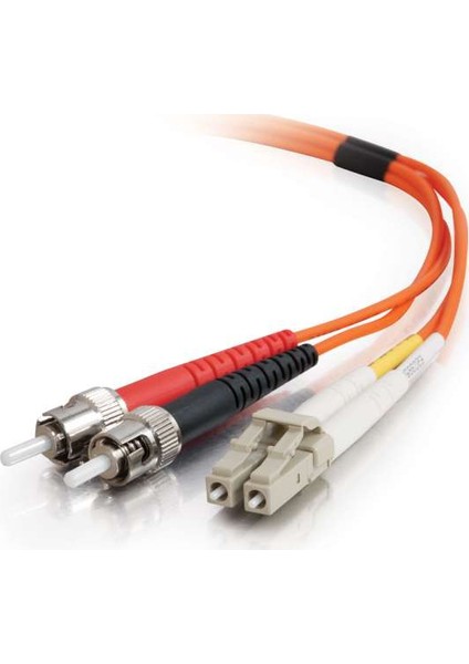 F/O Mm Lc-St Duplex Fiber Optik Patchcord Multimode 10 Mt