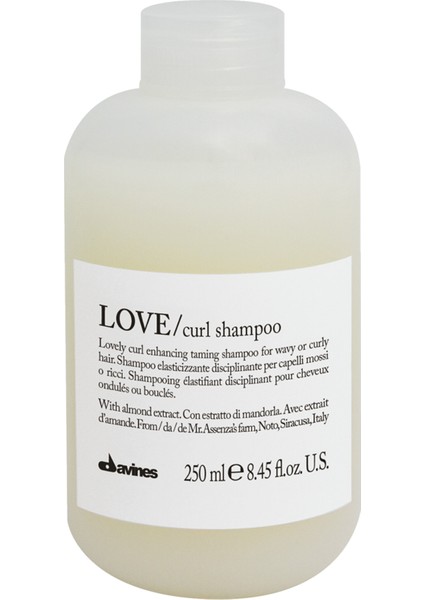 Love Curl Dalgalı Saçlar İçin Bakım Şampuanı 250 Ml