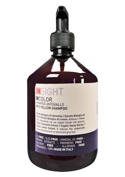 İnsight Incolor Anti Yellow Yeşillenme Karşıtı Şampuan 400 Ml