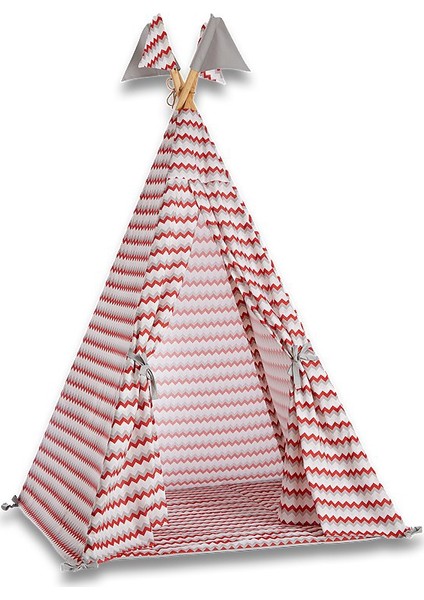 Funna Baby Tepee Çadır Minderli Chevron