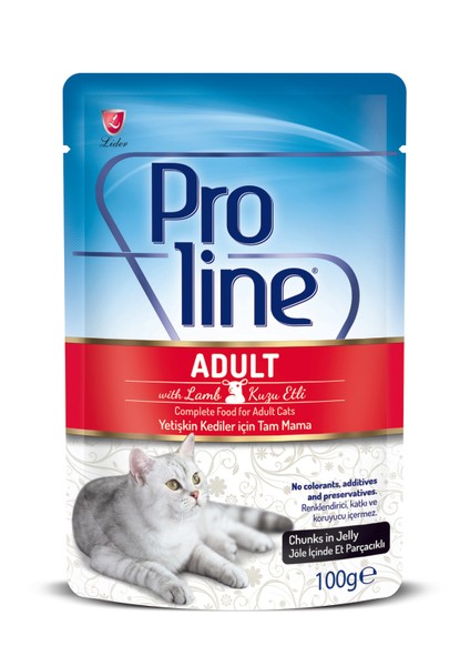 Prolıne Kedi Pouch Kuzu Etli Jöle 100 Gr