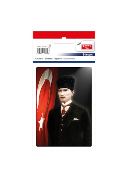 Sheet Etiket Kuşe ATA 80x113 mm 2 adet STC 264