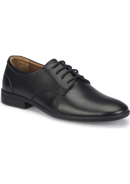 81.115011.M Siyah Erkek Deri Klasik