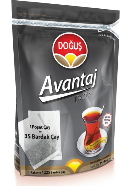 Demlik Poşet Çay Avantaj 30 gr 35&primeli