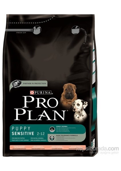 Proplan Puppy Sensitive Somon Balıklı Yavru Köpek Maması 3 Kg