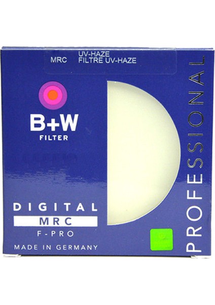 B+W 72mm MRC 010M UV Haze Filtre