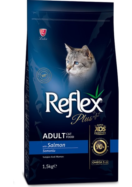 Plus Somon Balıklı Kedi Maması 1,5 Kg