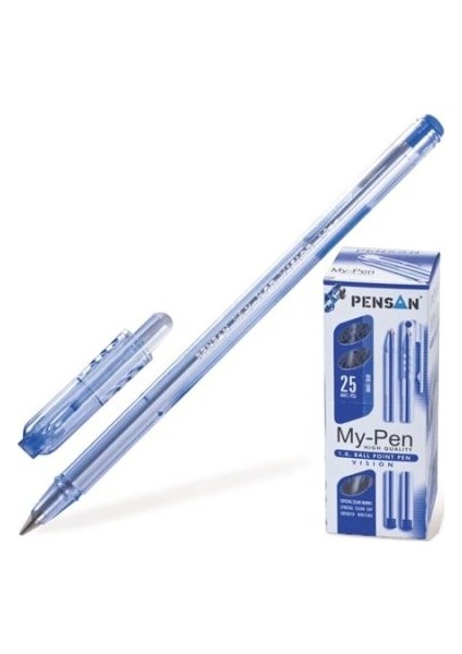 My Pen Vision Tükenmez Kalem Mavi 25li