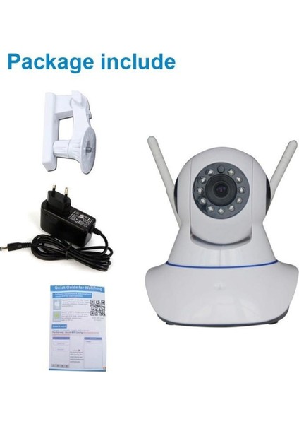 Kb Full Hd P2P 360º Wifi Kablosuz Ip Kamera Güvenlik Bebek İzleme