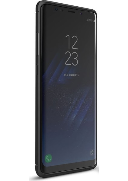 Samsung Galaxy Note 8 Brushed Carbon Fiber Silikon TPU Kılıf