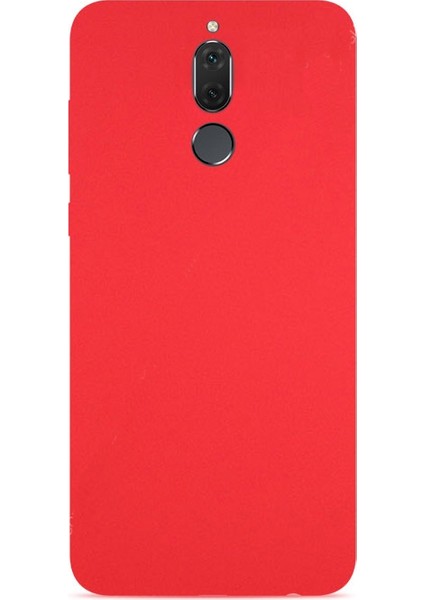 Huawei Mate 10 Lite Premium Mat Soft Silikon Kılıf + Tempered Cam