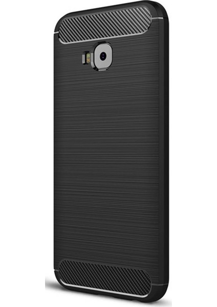 Asus Zenfone 4 ZE554KL Brushed Carbon Silikon + Nano Glass Film