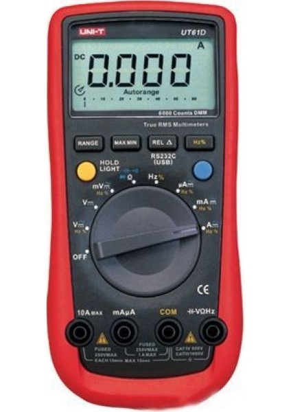 Unı-T Ut61D Dijital Multimetre Ölçü Aleti