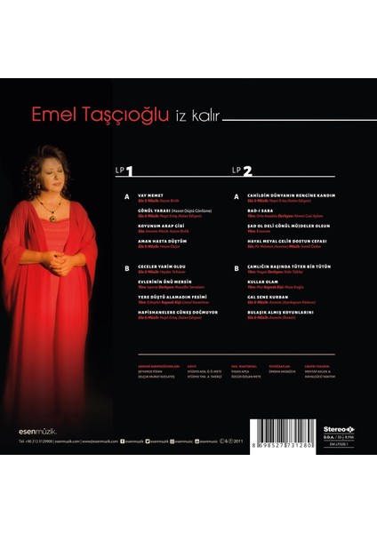 Emel Taşçıoğlu - İz Kalır (Plak)