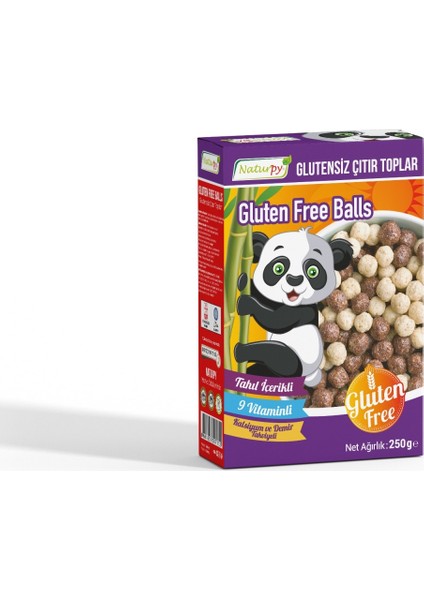 Glutensiz Çıtır Tahıl Topları Gluten Free Balls 250 Gr