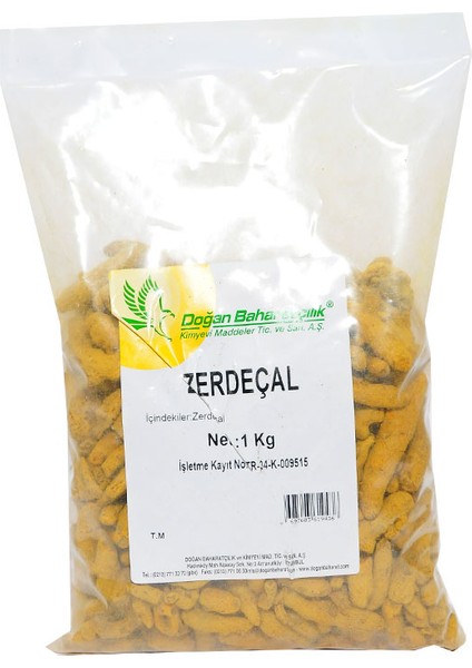 Zerdeçal Kök 1 kg Paket