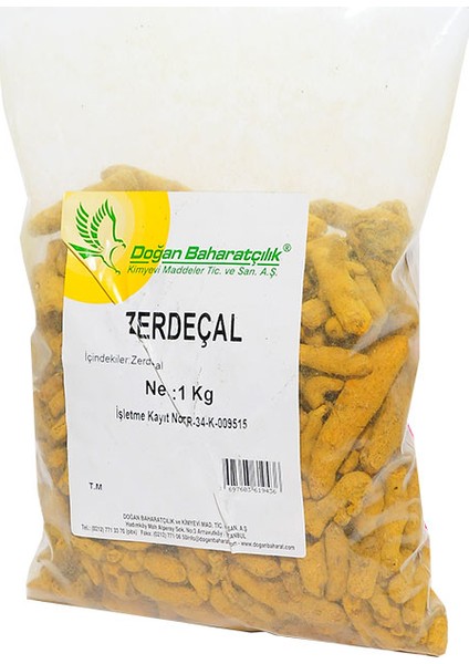 Zerdeçal Kök 1 kg Paket