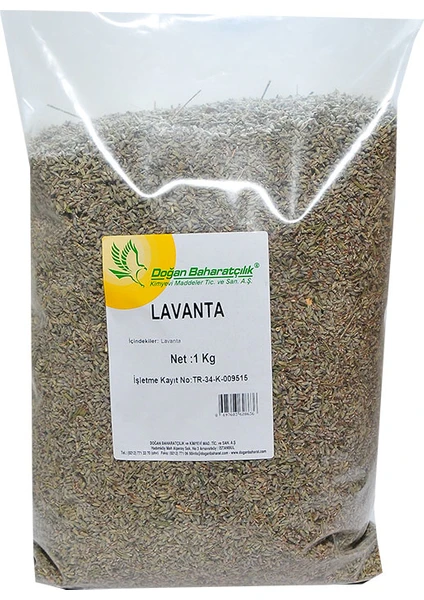 Doğan Baharat Lavanta Çiçeği 1 kg Paket