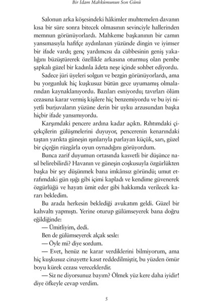 Bir İdam Mahkumunun Son Günü - Victor Hugo