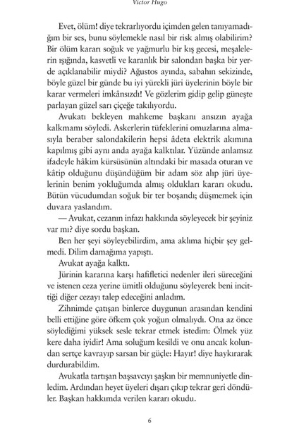 Bir İdam Mahkumunun Son Günü - Victor Hugo