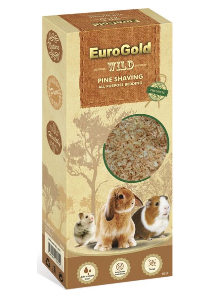 Kemirgenler İçin Çam Talaşı 15 Lt 600 Gr